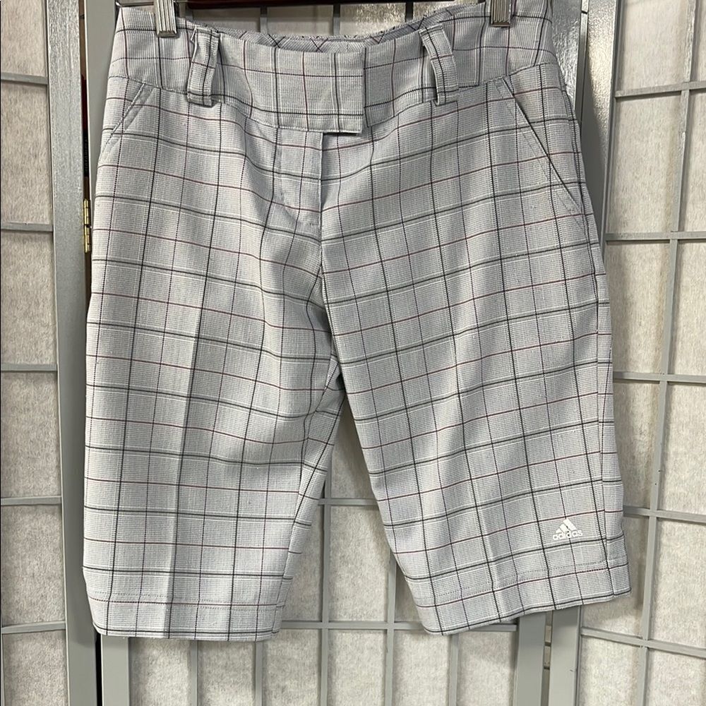 Adidas Gray and Red Athletic Shorts, Women’s Size 4